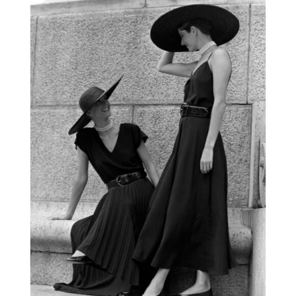Vintage Ralph Lauren Collection Silk Slip Dress Midi Maxi Sleeveless 80s Runway - Picture 6 of 12